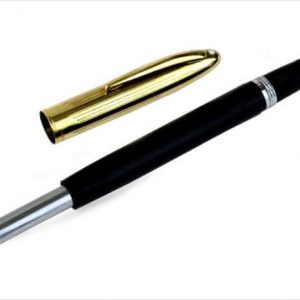 vintage-snrokel-crest-black-gf-fountain-pen-14Karat-Solid-gold-fine-nib