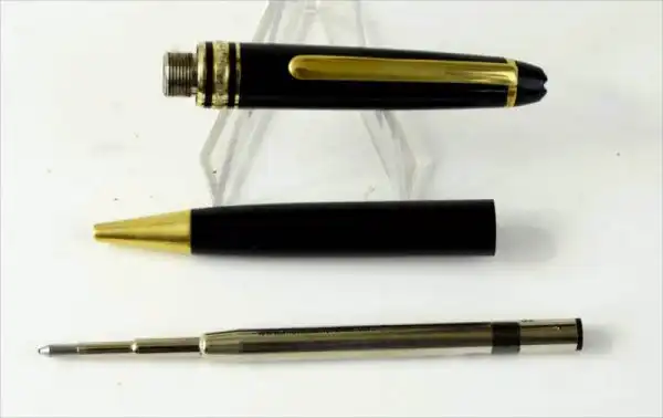 Montblanc classique 164 Meisterstück Gold trim ballpoint pen - clean - Image 2