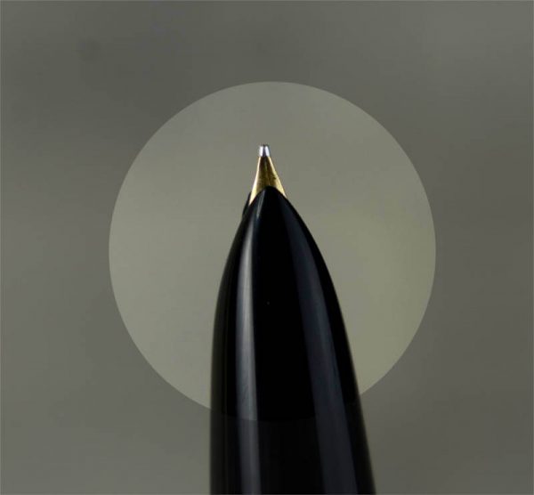 Buy Vintage parker 51 vacumatic black fountain pen with 14K gold F nib
