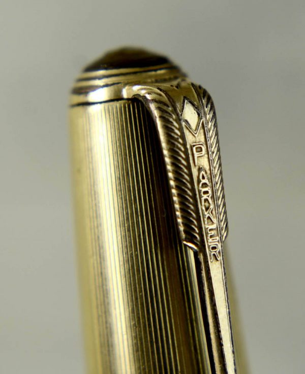 Buy Vintage parker 51 vacumatic black fountain pen with 14K gold F nib