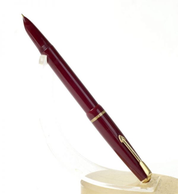 Buy online Parker lady duofold fountain pen with 14C solid gold fine nib