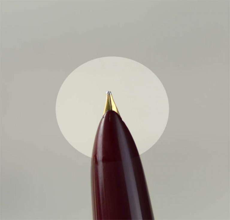 Buy online Parker lady duofold fountain pen with 14C solid gold fine nib