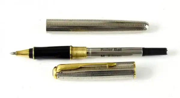 Parker sonnet silver plated rollerball pen - Clean - Image 2