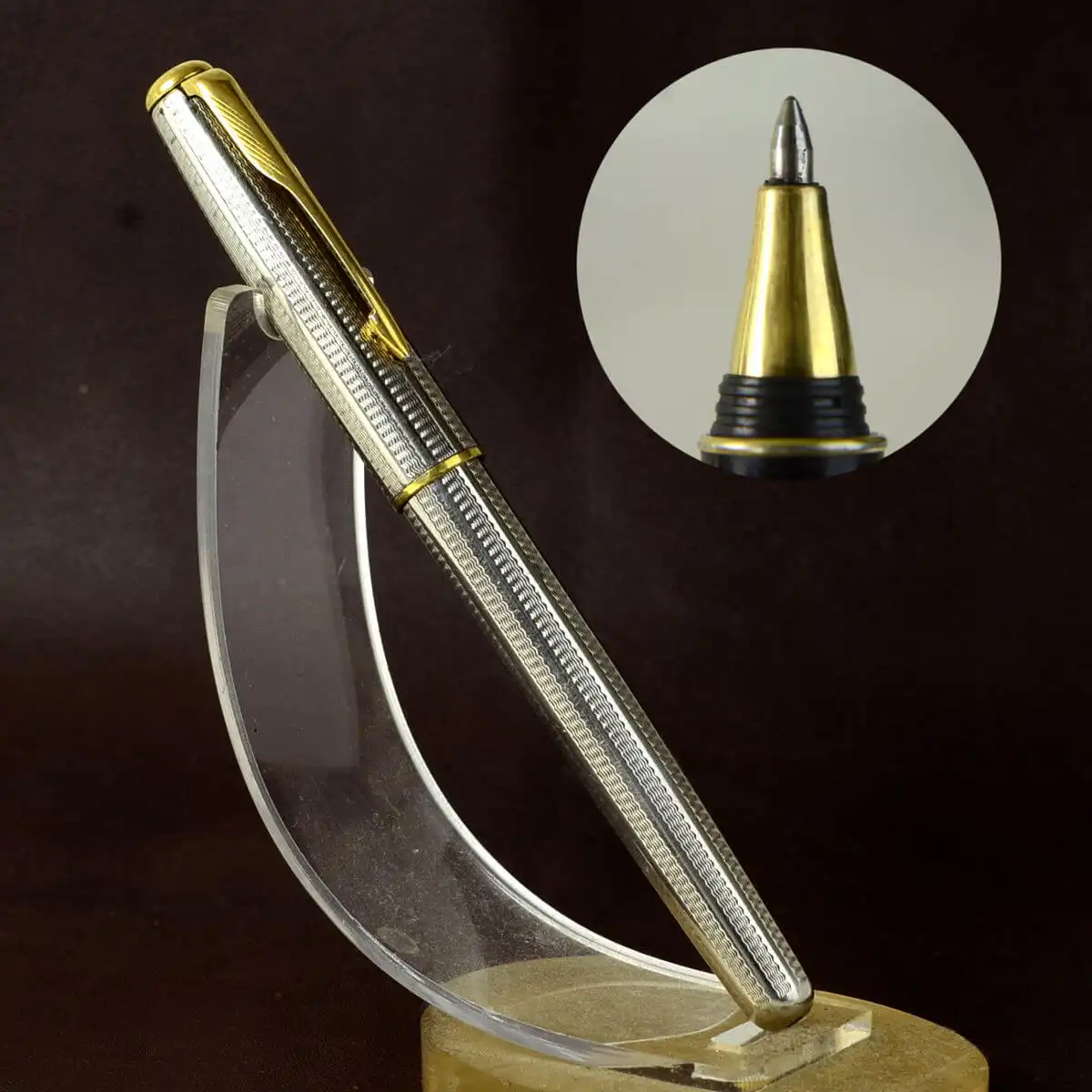 Buy online Parker sonnet rollerball chrome barrel pen made