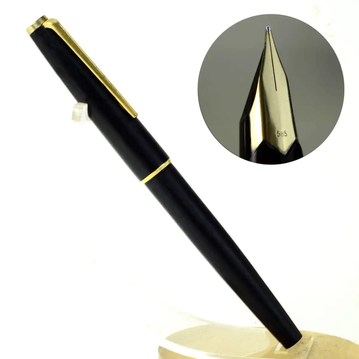 NEW NOS 1960's MONTBLANC No. 220 Fountain Pen Matte Brushed