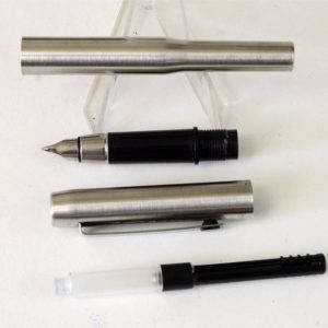 vintage-parker-25-flighter-fountain-pen-steel-Fine-nib-USA