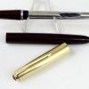 Vintage parker 51 brown barrel fountain pen  14K solid gold F nib - Preowned - Image 2