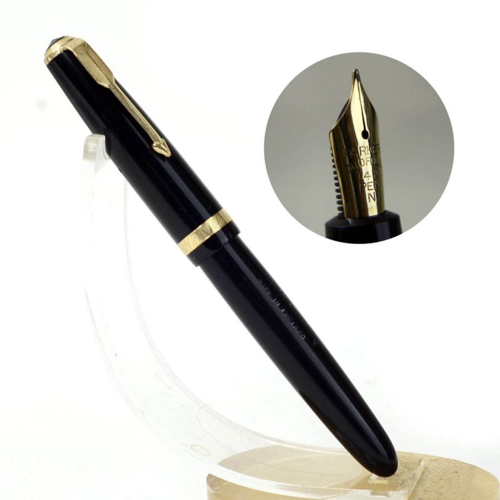 Buy Vintage Parker Maxima Duofold Fountain Pen 14K Gold M Nib Online