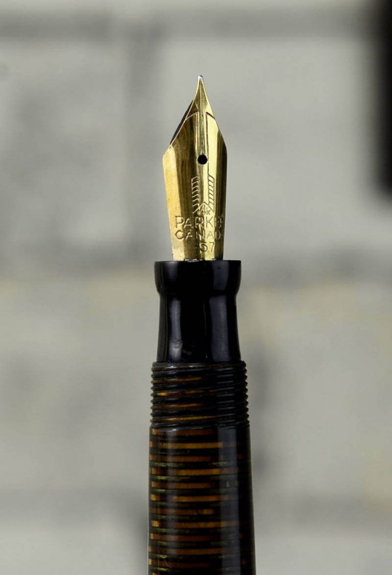Buy parker vacumatic major pearl barrel fountain pen 14CT gold nib online