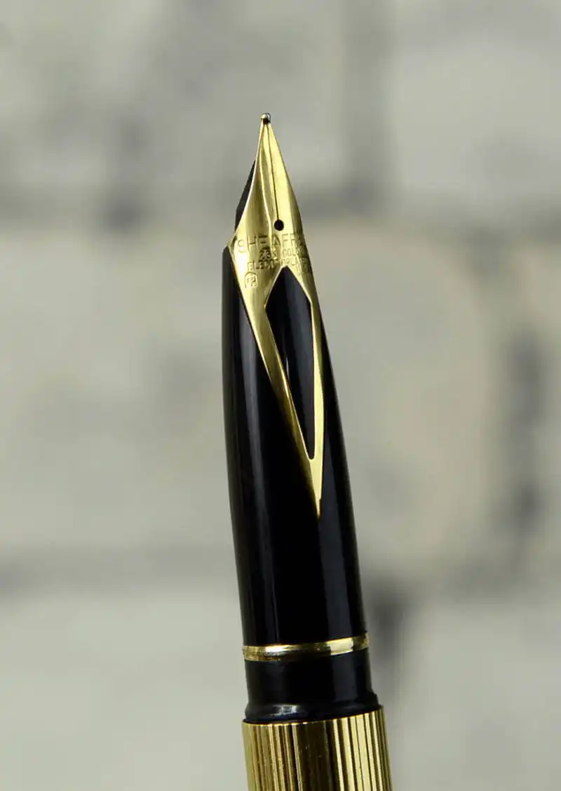 SHEAFFER 万年筆 Targa 1005 23k G.P Sheaffer Targa 1005 Fountain and Ballpoint Set - Gold Plated