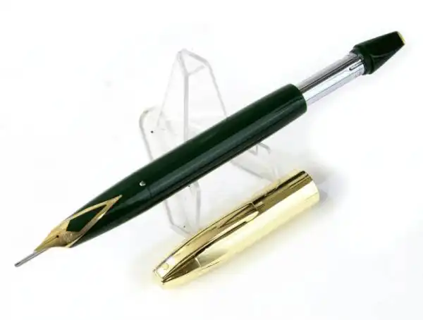 Vintage Sheaffer PFM V (pen for men) snorkel  fountain pen  with 14K solid gold F nib - mint - Image 2