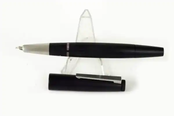Lamy 2000 piston filler fountain pen - 14CT solid gold platinum B nib - Used - Image 2
