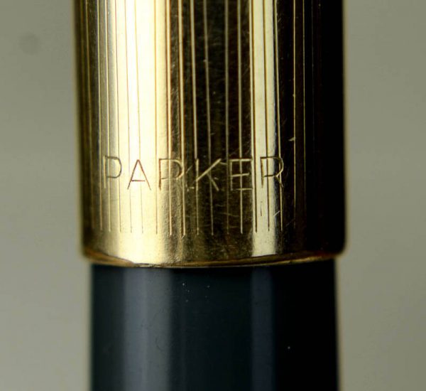 Buy Vintage parker 51 dove grey barrel fountain pen 14K gold F nib online