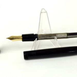 vintage-parker-maxima-english-duofold-fountain-pen-14K-solid-gold-Medium-nib-England