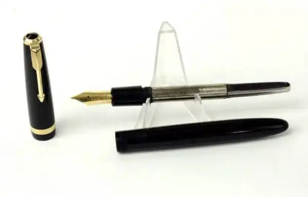 Vintage parker maxima duofold oversize fountain pen with 14 Karat gold M nib - Clean - Image 2