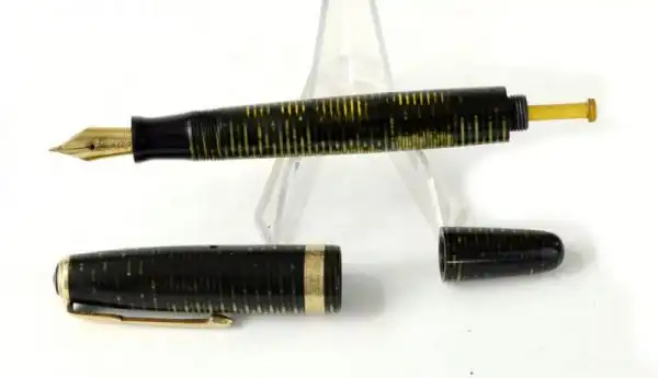 Vintage Parker vacumatic major fountain pen 14K solid Gold F nib  - clean used - Image 2