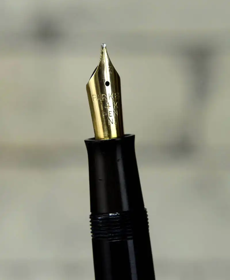 Buy Vintage parker victory button filler fountain pen 14K gold M