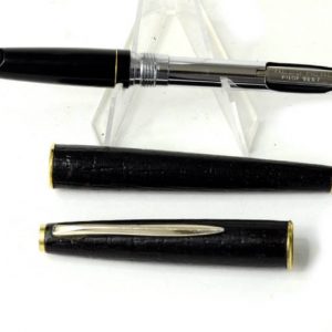 vintage-pilot-sheep-skin-fountain-pen-18K-solid-gold-Fine-nib-Japan