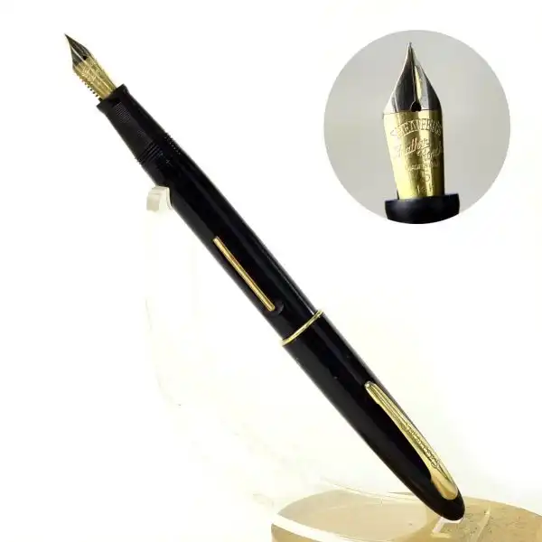 Vintage sheaffer craftsman lever filler fountain pen - 14K solid gold M nib - Used