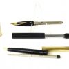 Vintage Sheaffer Imperial touchdown VIII fountain pen and ballpoint with 14K solid gold inlaid F nib - Clean - Image 2