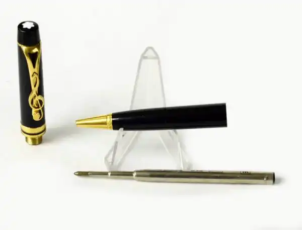Montblanc Leonard Bernstein Gold trim ballpoint pen special edition - clean - Image 2