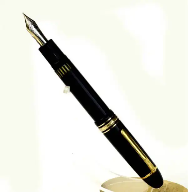 Montblanc Meisterstück 149 Piston Filler fountain pen 14K gold 585 F nib - mint - Image 2