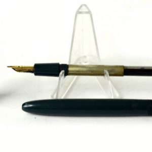 vintage-parker-slimfold-green-fountain-pen-14K-solid-gold-Medium-nib-England