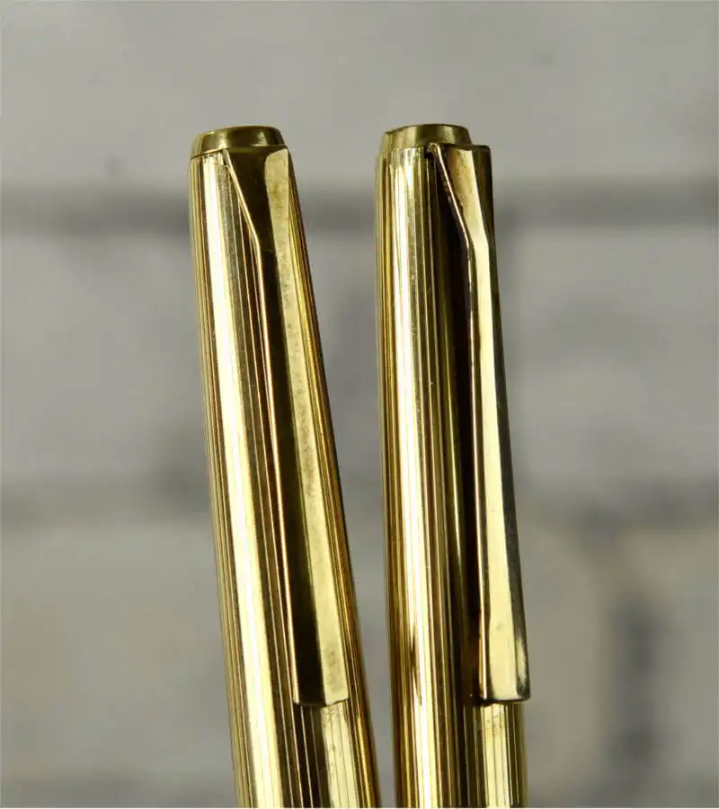 Pelikan P60　gold-filled fountainpen ペリカン Cross Hatched PELIKAN P60 Fountain Pen in rolled gold with