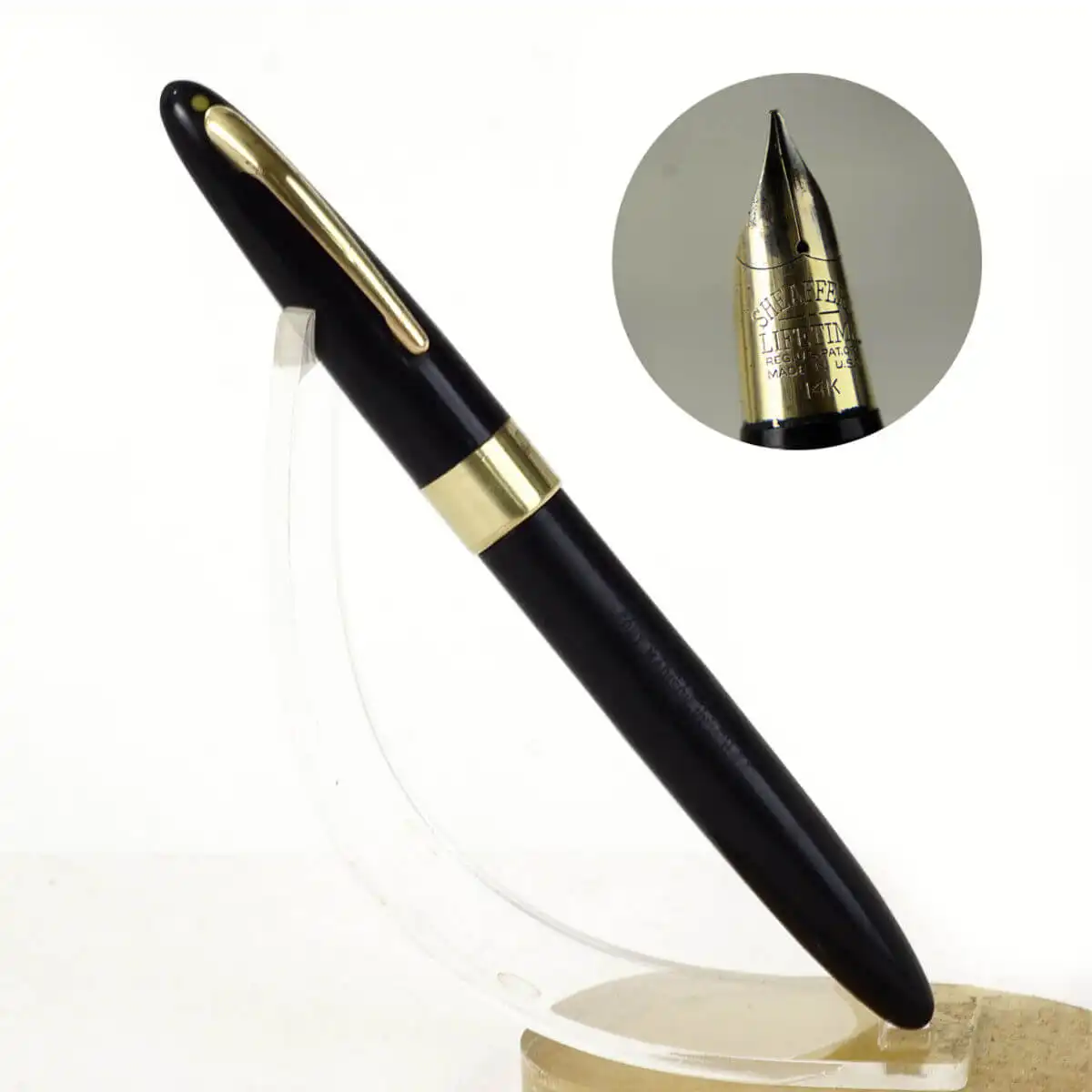 SHEAFFER LIFETIME、万年筆+ペンシル、ヴィンテージ　 14K Buy sheaffer lifetime vintage lever fill fountain pen triumph 14K