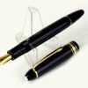 Montblanc Meisterstück 146 Piston Filler fountain pen 14K solid Gold F nib  - NOS - Image 2