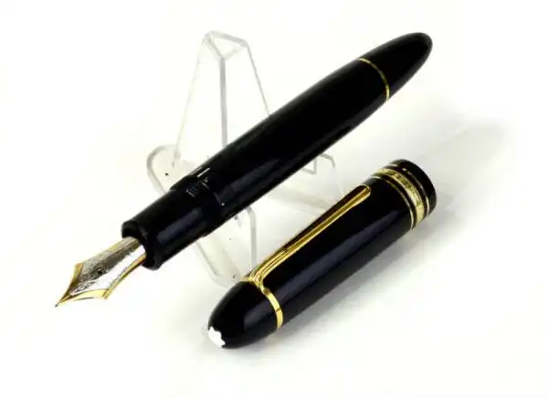 Montblanc Meisterstück 149 Piston Filler fountain pen 14K gold 585 F nib - Clean - Image 2