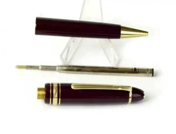 Montblanc Meisterstück 161 jumbo burgundy ballpoint pen - clean - Image 2