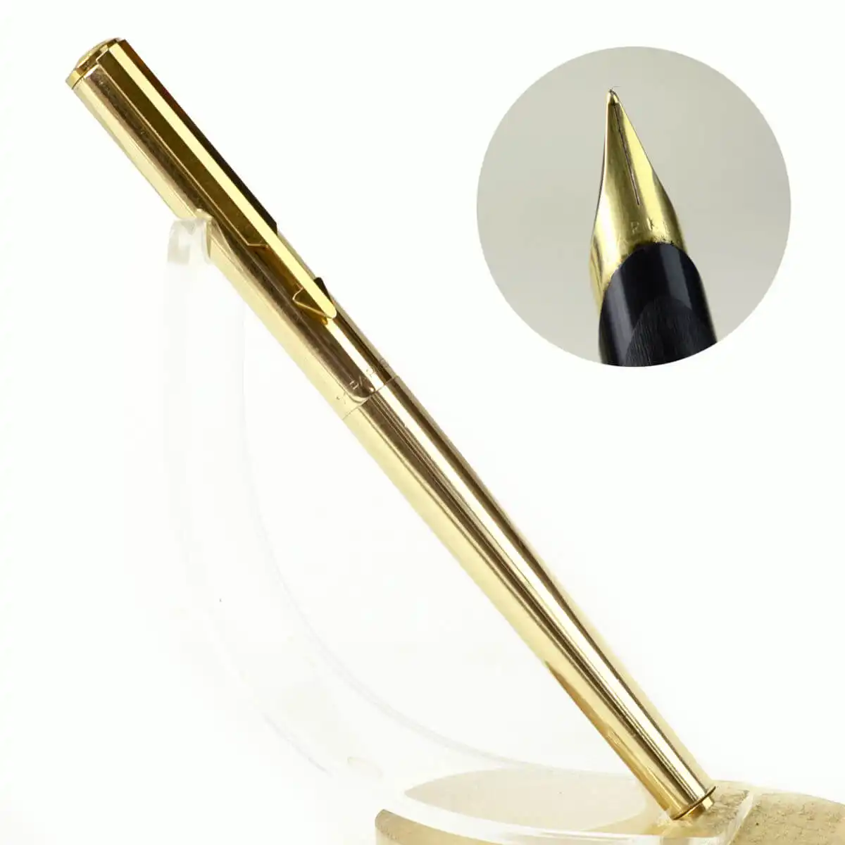 Buy online parker arrow golden flighter fountain with pen steel M