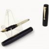Vintage blackbird self filler fountain pen with 14C solid gold M flex  nib - Used - Image 2