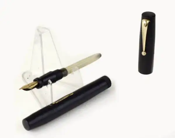 Vintage blackbird self filler fountain pen with 14C solid gold M flex  nib - Used - Image 2