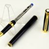 Montblanc Noblesse Oblige black lacquer rollerball pen with 23K trim- Clean condition - Image 2