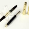 Vintage parker 51 custom demonstrator fountain pen and mech pencil  with 14 Karat solid gold F nib -  Rare collectible - Image 2