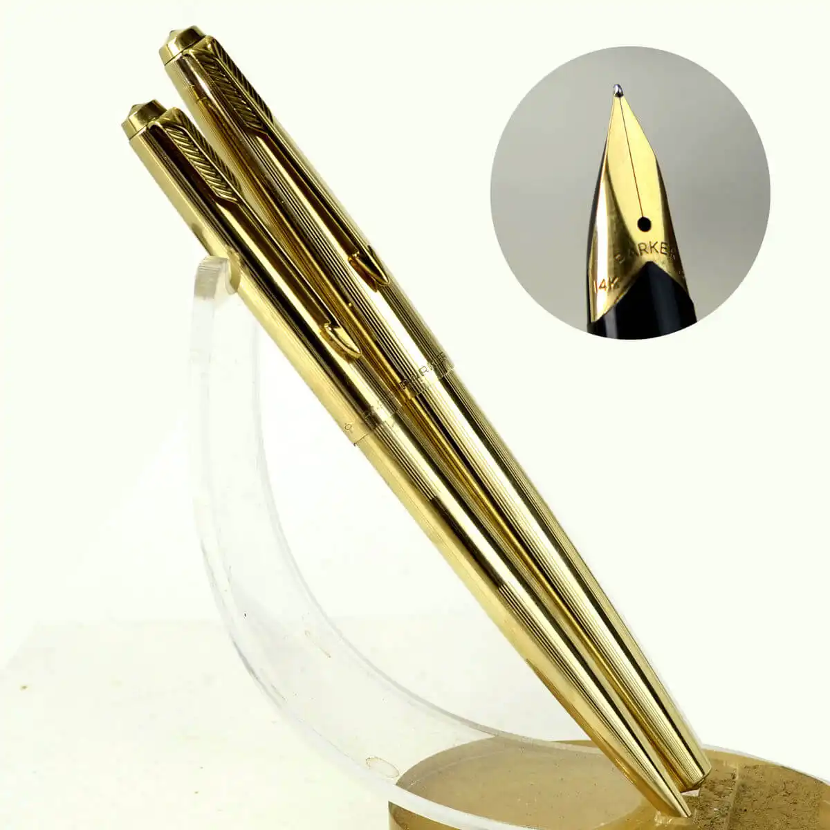 Buy parker 65 custom pen set fountain pen and ballpoint pen with