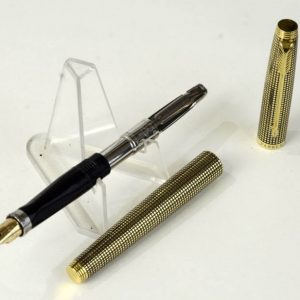 vintage-parker-75-vermeil-gold-filled-fountain-pen-14K-solid-gold-XtraFine-nib-USA