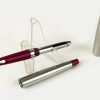 Pilot Vintage classic chrome barrel fountain pen - 14K solid gold Fine nib - Clean - Image 2