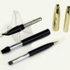 Vintage Sheaffer PFM  V (pen for men) snorkel  fountain pen  & pencil set with 14K solid gold F - Super mint - Image 2