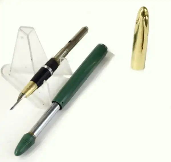 Vintage Sheaffer crest snorkel fountain pen  with 14K solid gold F nib - Clean - Image 2