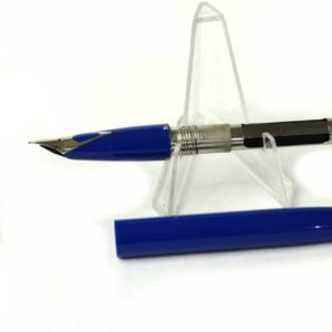 vintage-sheaffer-imperial-440-blue-fountain-pen-inlaid-steel-Fine-nib-Australia