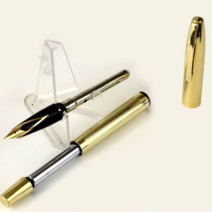 vintage-sheaffer-imperial-triumph-touchdown-fountain-pen-14K-solid-gold-Fine-nib-USA