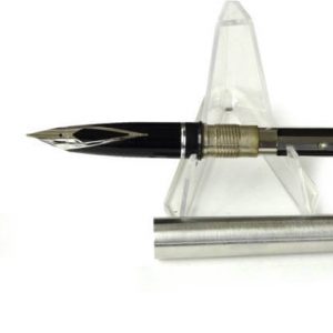 vintage-sheaffer-targa-1001-fountain-pen-inlaid-steel-Medium-nib-USA