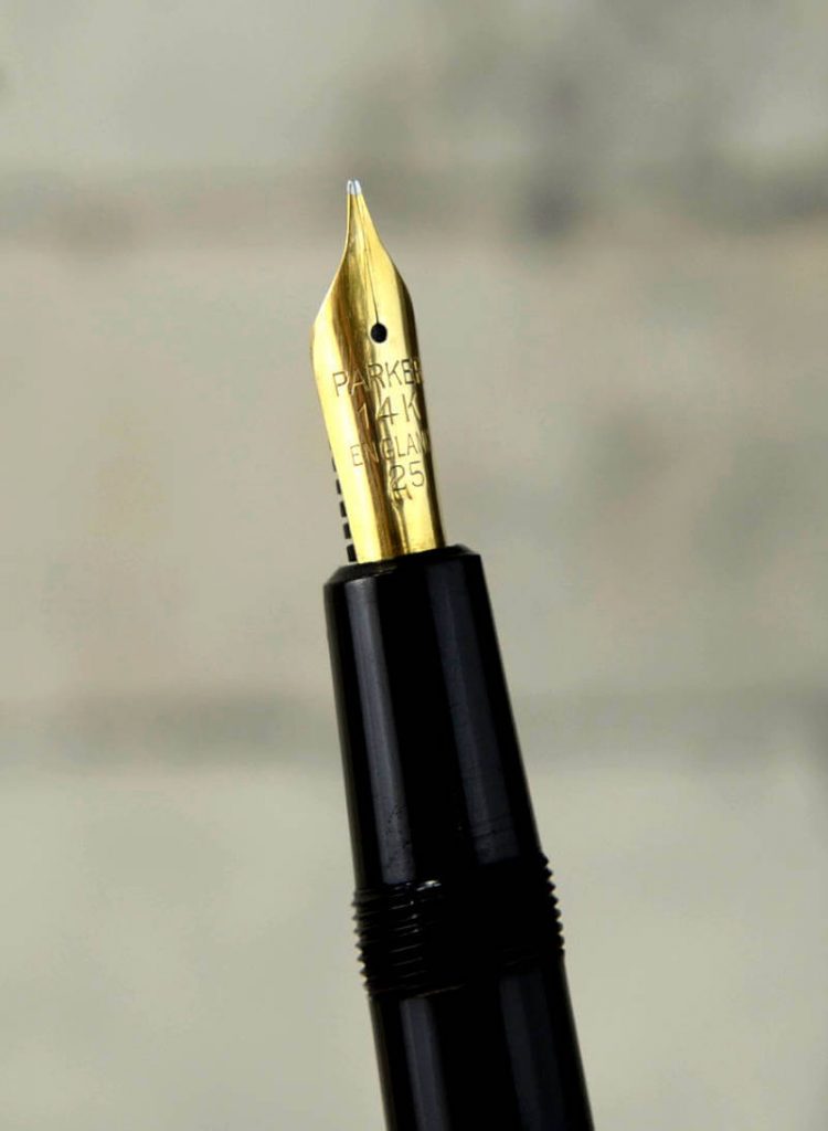 Buy Vintage parker duofold fountain pen with 14K solid gold M nib online