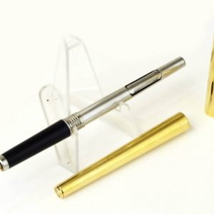 vintage-parker-180-gold-filled-fountain-pen-14K-solid-gold-dualside-Xtrafine-and-Medium-nib-USA