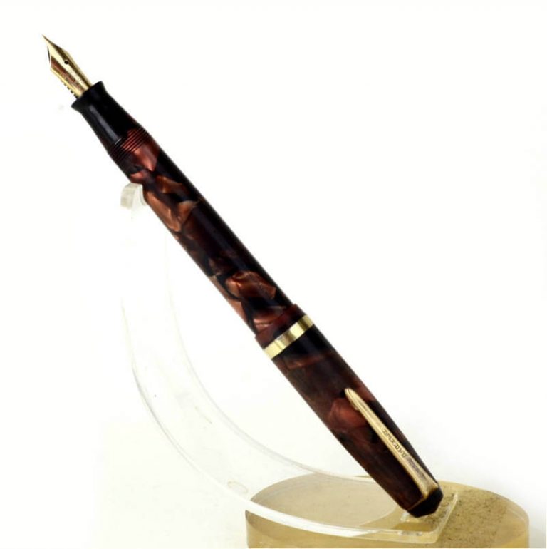 Buy parker challenger button filler fountain pen 14K sold gold F nib online