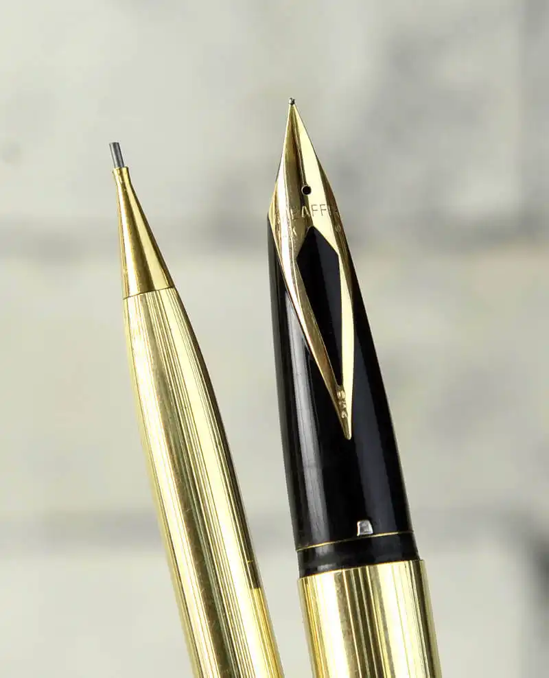 Buy sheaffer imperial 777 set of fountain pen and pencil with gold
