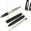Vintage Sheaffer Imperial quasi 330 black fountain pen and ballpoint pen set M nib - Clean - Image 2